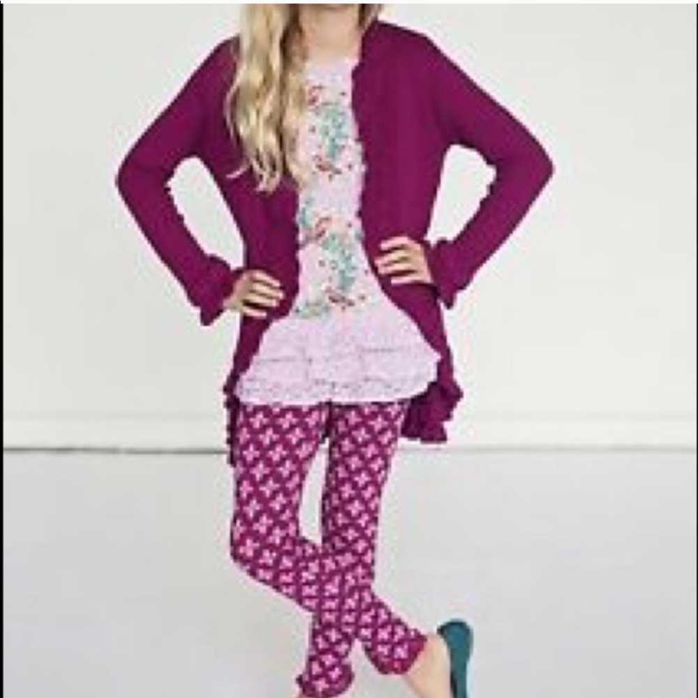 Matilda Jane 435 Jax wine cardigan sz 12 NWOT